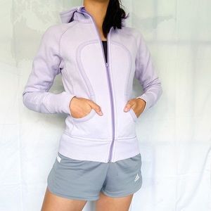 Lilac lululemon scuba jacket